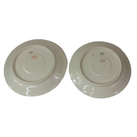 Haviland & Co Limoges France Saucers Multicolor Floral 2 Sets of 2~ Lot … - Picture 4 of 8